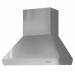 Wolf PWC482418 48 Inch Wall Mount Chimney Range Hood with Infinite-Speed Blower Control, Automatic Heat Sentry, Halogen Light